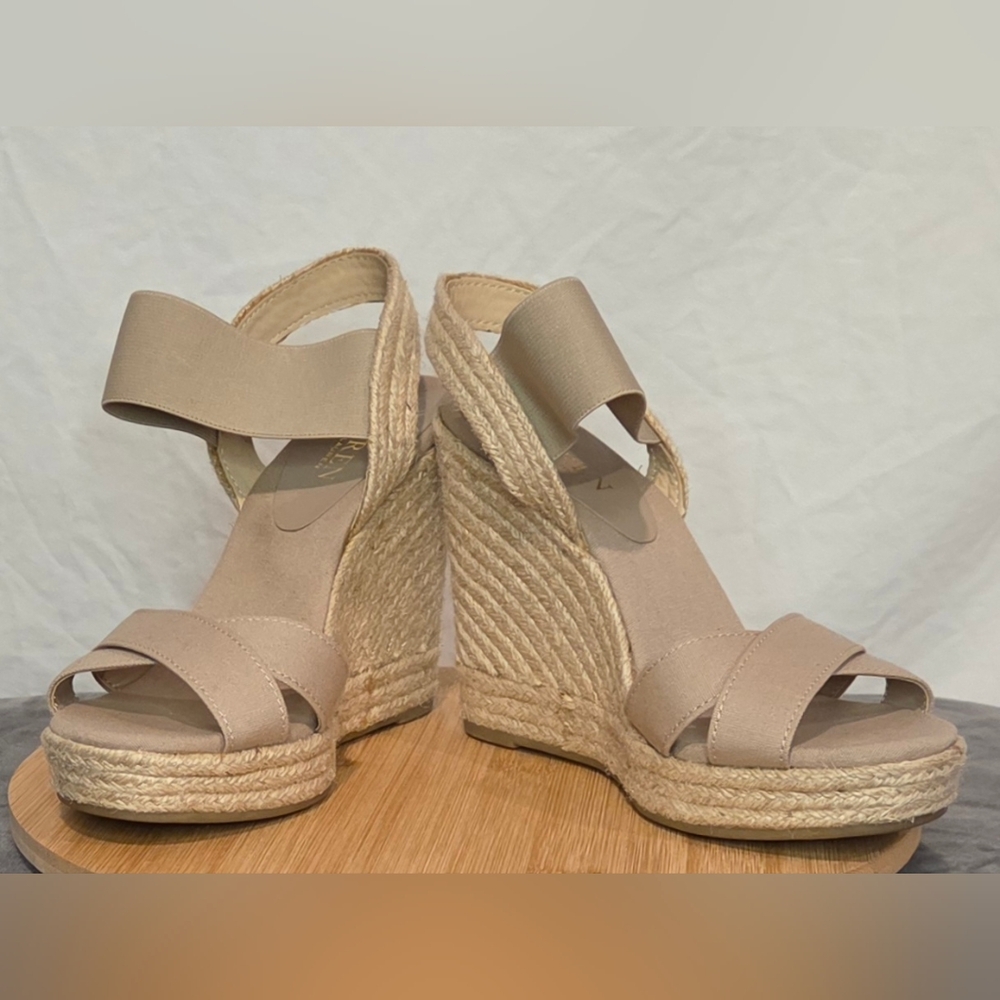 *NWOT* Ralph Lauren Macrame Wedge Sandals